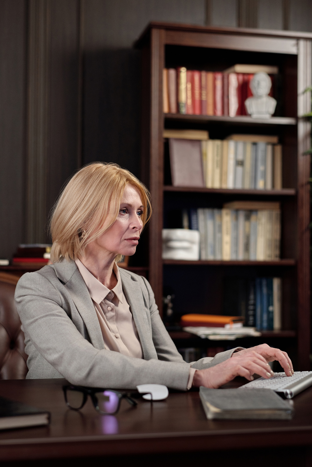 Businesswoman Sitting in her Office